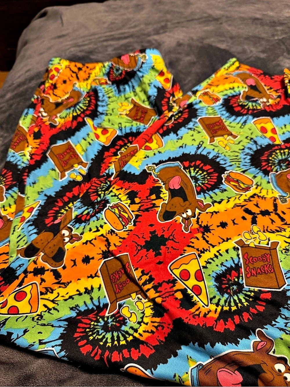 Scooby-Doo! Print Pj pant in Blue & Red Size XL